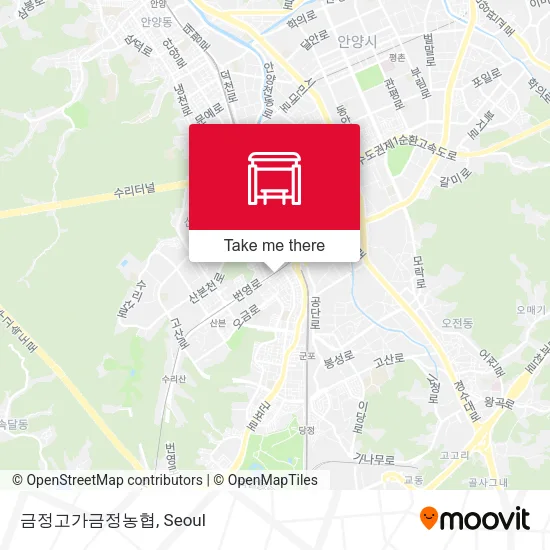 금정고가금정농협 map