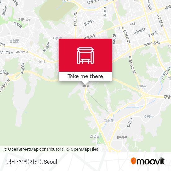 남태령역(가상) map