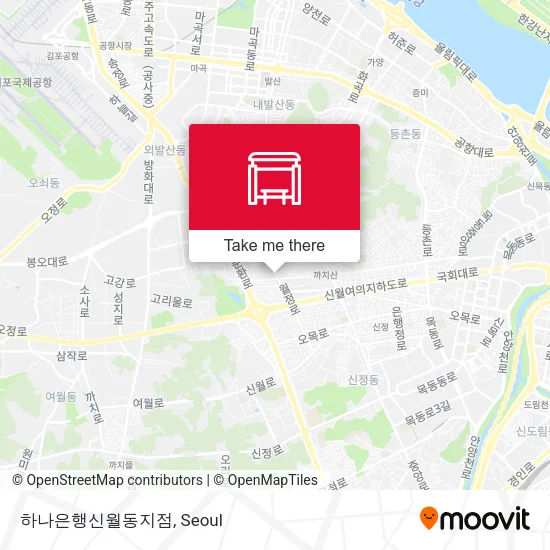 하나은행신월동지점 map