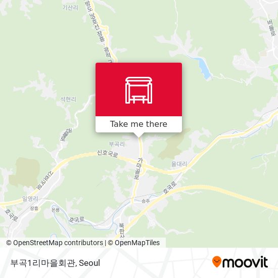 부곡1리마을회관 map