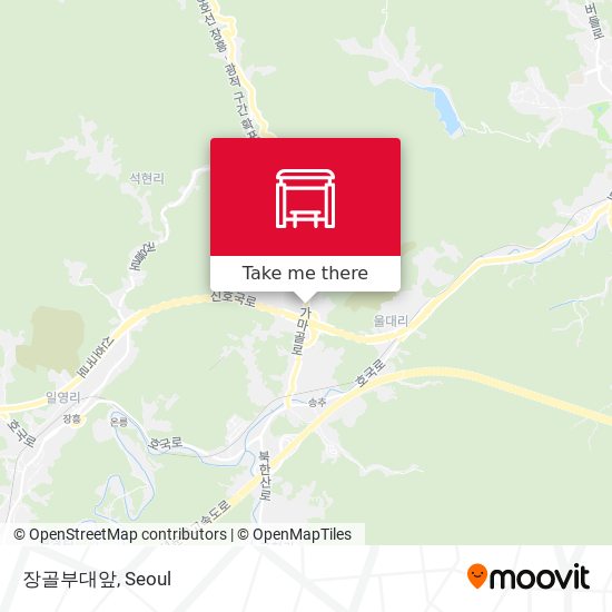 장골부대앞 map