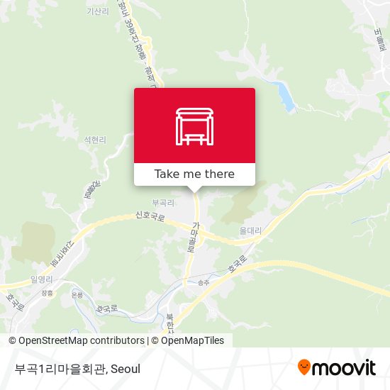 부곡1리마을회관 map