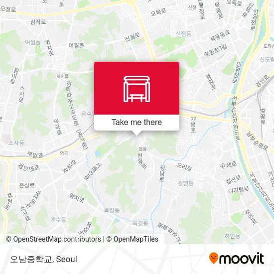 오남중학교 map