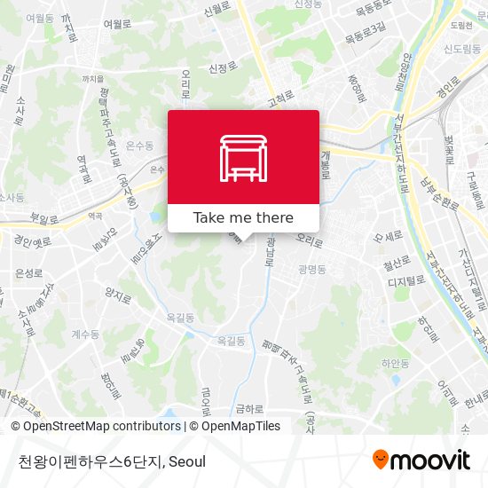 천왕이펜하우스6단지 map