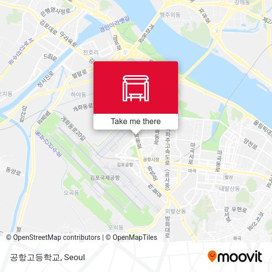 공항고등학교 map