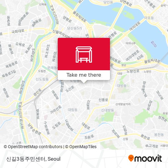 신길3동주민센터 map