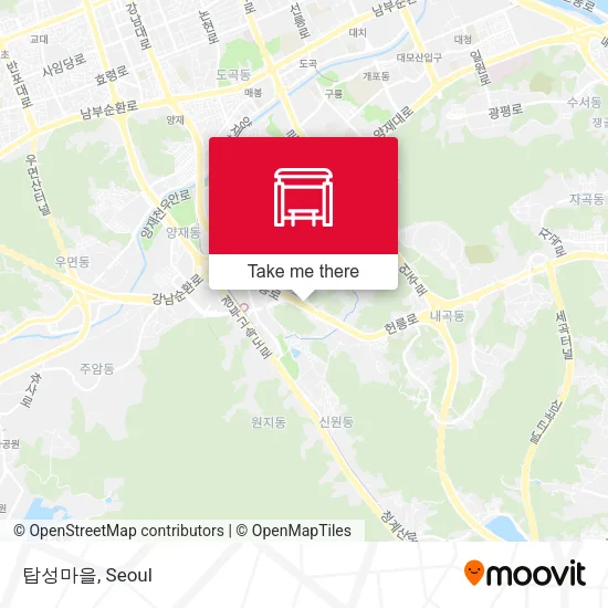 탑성마을 map