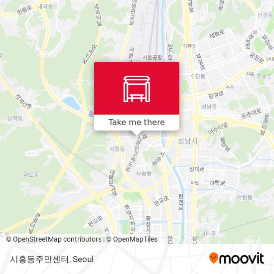 시흥동주민센터 map