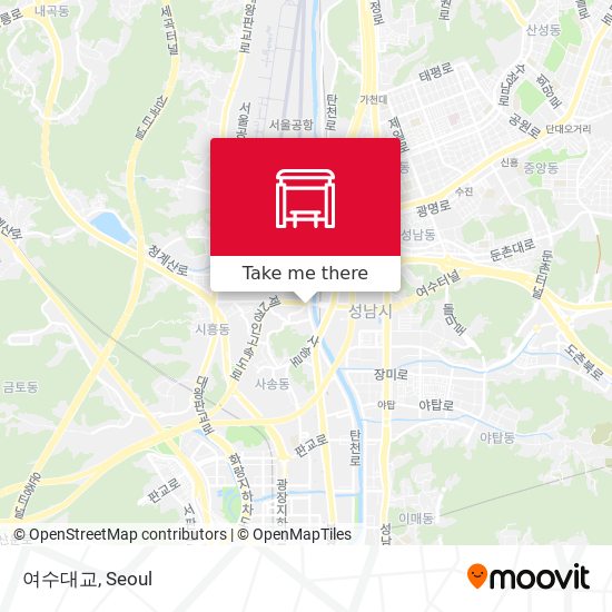 여수대교 map