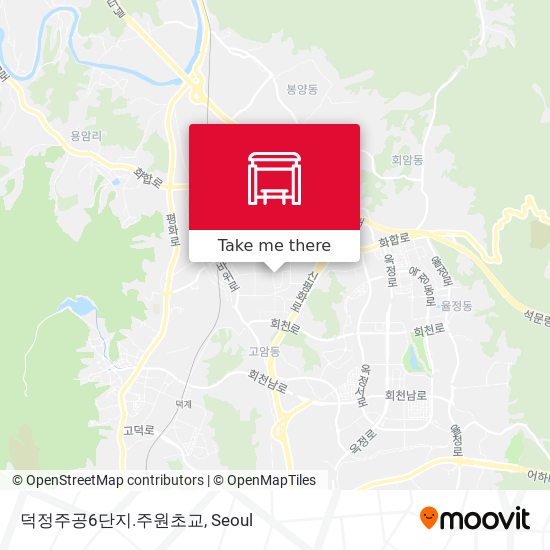 덕정주공6단지.주원초교 map