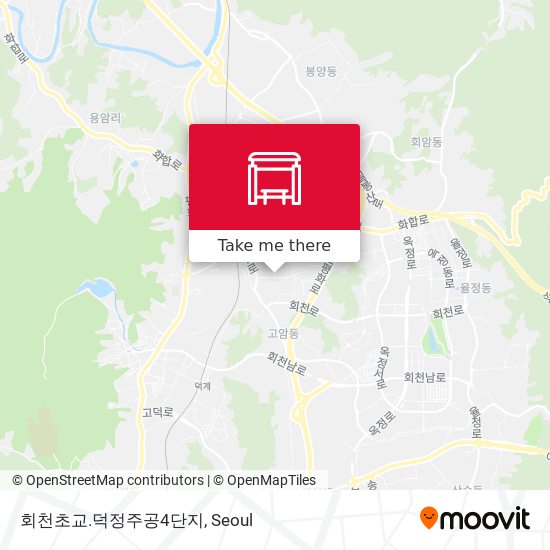 회천초교.덕정주공4단지 map