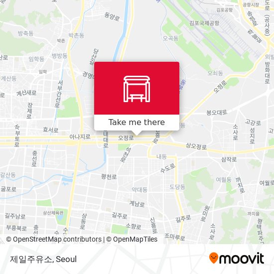 제일주유소 map