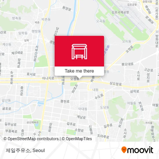 제일주유소 map