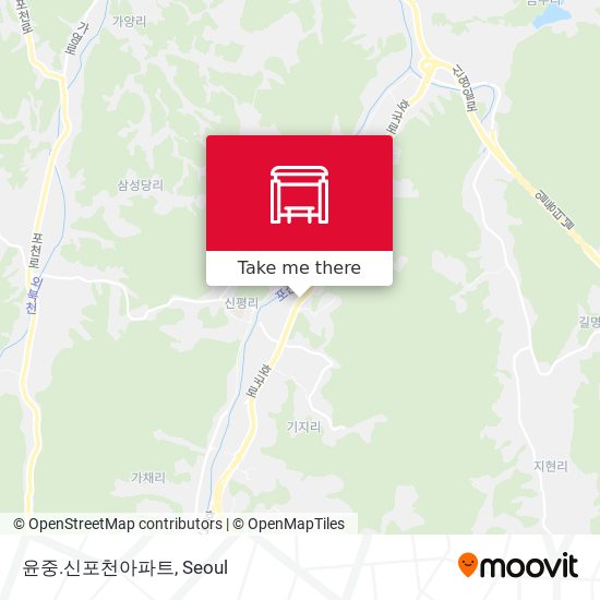 윤중.신포천아파트 map