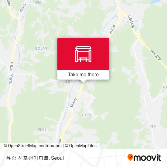 윤중.신포천아파트 map