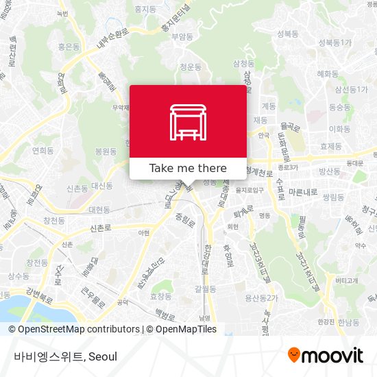 바비엥스위트 map