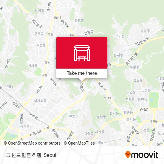 그랜드힐튼호텔 map