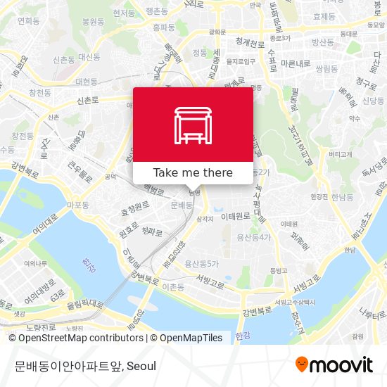 문배동이안아파트앞 map