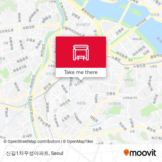 신길1차우성아파트 map