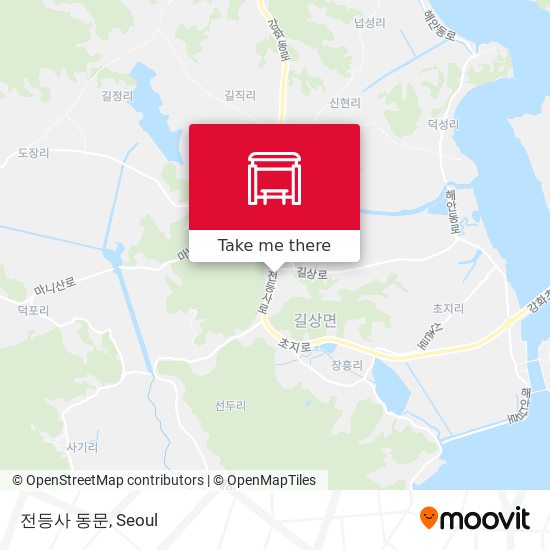 전등사 동문 map