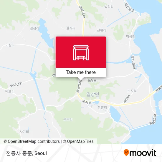 전등사 동문 map