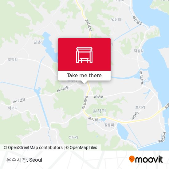 온수시장 map