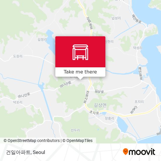 건일아파트 map