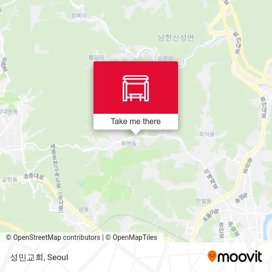 성민교회 map