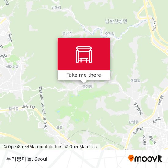 두리봉마을 map