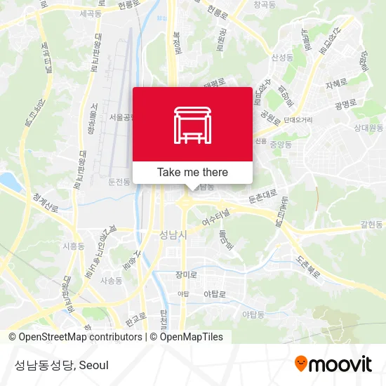 성남동성당 map