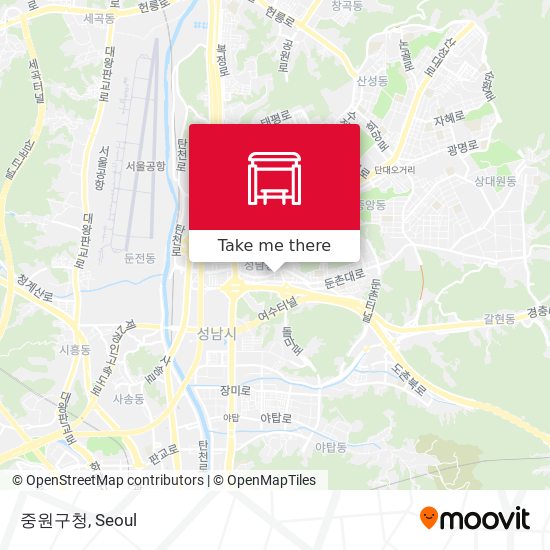중원구청 map