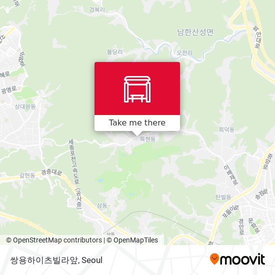 쌍용하이츠빌라앞 map