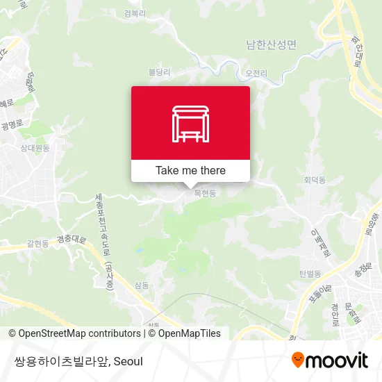 쌍용하이츠빌라앞 map
