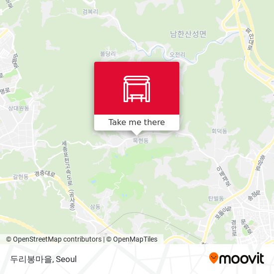 두리봉마을 map