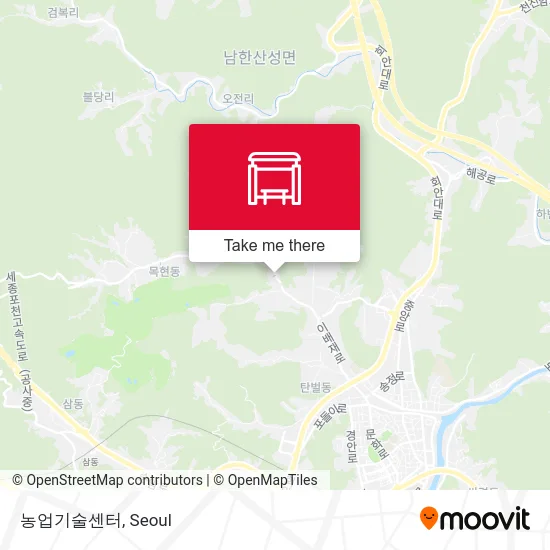 농업기술센터 map