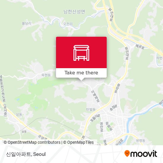 신일아파트 map