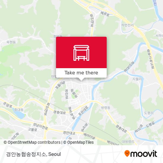 경안농협송정지소 map