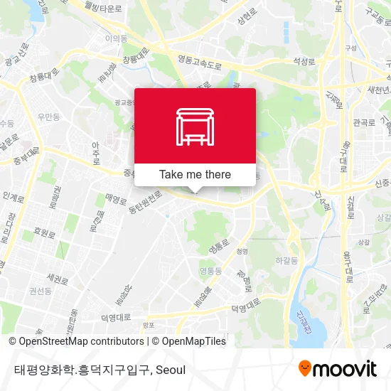 태평양화학.흥덕지구입구 map