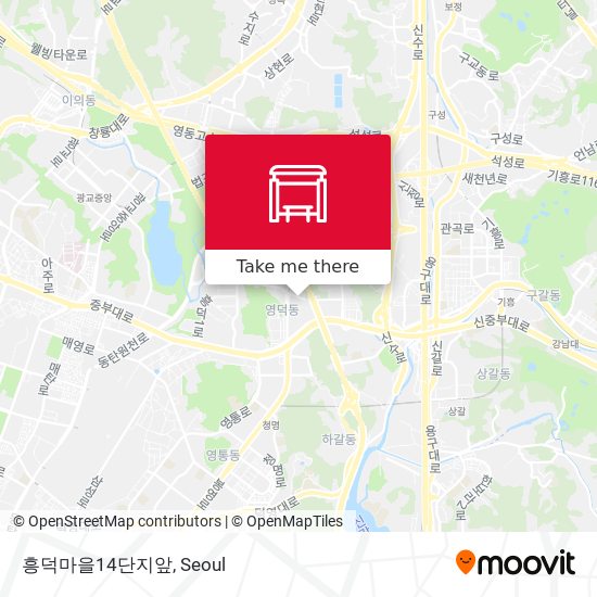흥덕마을14단지앞 map