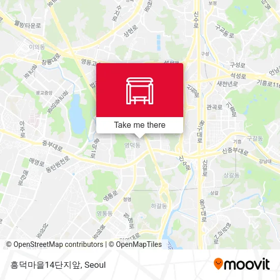 흥덕마을14단지앞 map