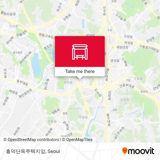 흥덕단독주택지앞 map