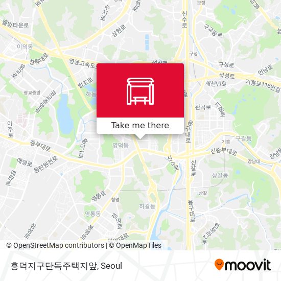 흥덕지구단독주택지앞 map