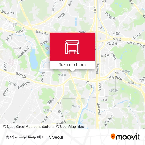 흥덕지구단독주택지앞 map