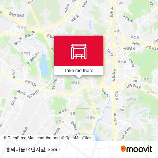흥덕마을14단지앞 map