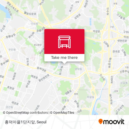흥덕마을1단지앞 map