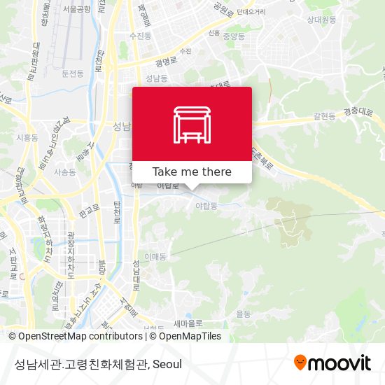 성남세관.고령친화체험관 map