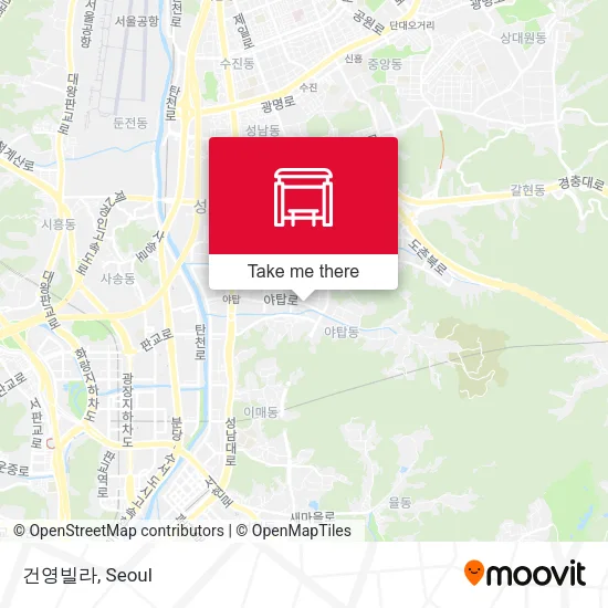 건영빌라 map