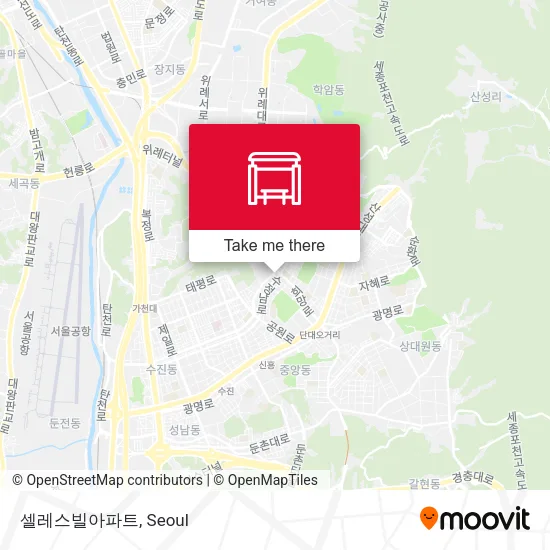 셀레스빌아파트 map