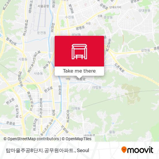 탑마을주공8단지.공무원아파트. map