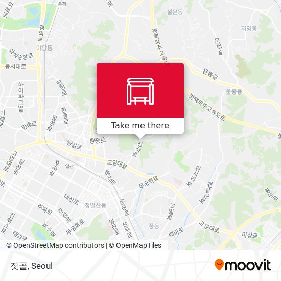 잣골 map